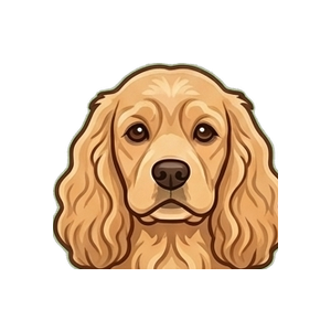 Illustration of a Cocker Spaniel