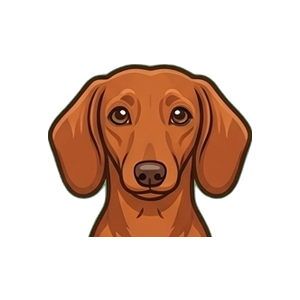 Illustration of a Dachshund