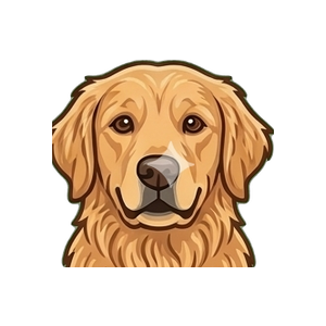 Illustration of a Golden Retriever