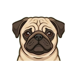 Illustration of a Pug