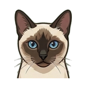 Illustration of a Siamese