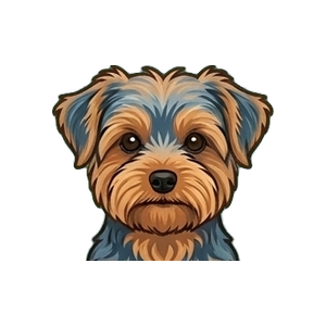 Illustration of a Yorkiepoo